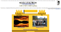 Desktop Screenshot of castlesoftheworld.com