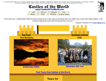 Tablet Screenshot of castlesoftheworld.com